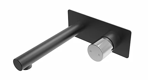 Harmony Senza Wall Basin Mixer Chrome