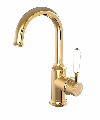 Harmony Senza Wall Basin Mixer Chrome